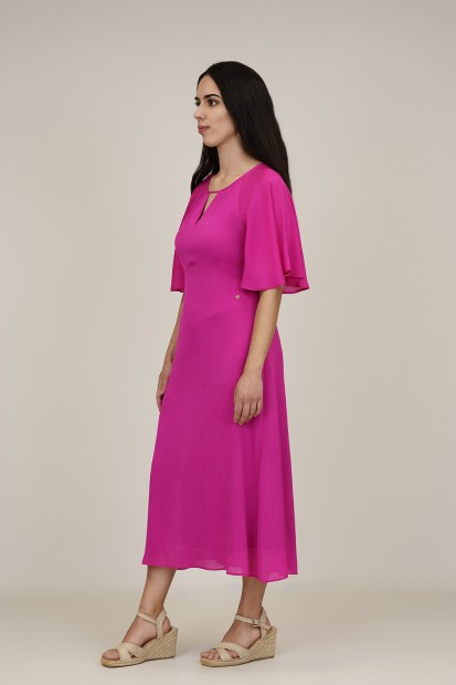 Vestido Midi Gasa | Vestido Evento| M47 Modas Benidorm