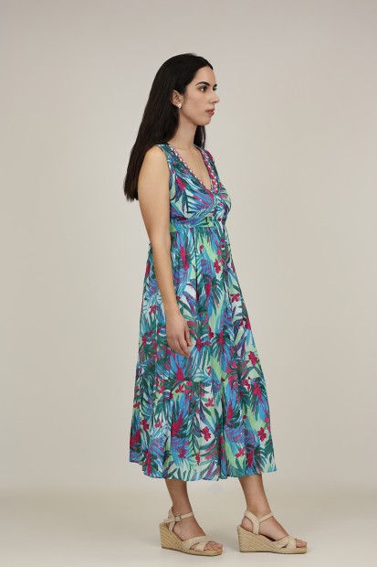 Vestido Boho | Vestido Maxi Estampado | M47 Modas Benidorm