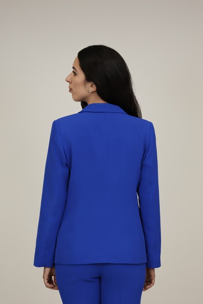 Straight-Cut Crepe Blazer| M47 Modas Benidorm