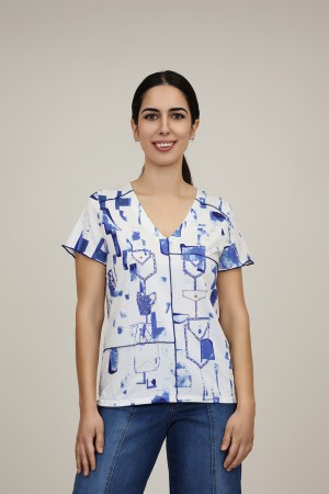 Camiseta Estampada de Mujer| Camiseta Algodon Organico| M47 Modas Benidorm