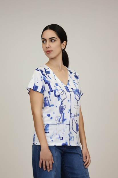 Camiseta Estampada de Mujer| Camiseta Algodon Organico| M47 Modas Benidorm