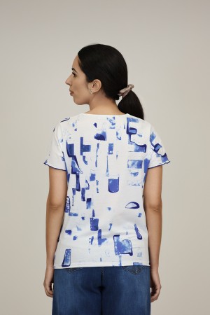 Camiseta Estampada de Mujer| Camiseta Algodon Organico| M47 Modas Benidorm