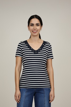 Striped Sailor T-shirt| M47 Modas Benidorm