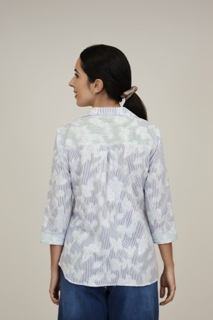 Camisa Blanca| Camisa Perforados| M47 Modas Benidorm