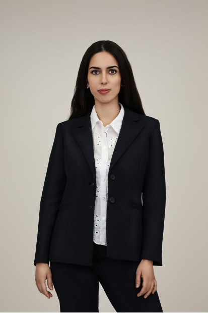 Straight-Cut Crepe Blazer| M47 Modas Benidorm