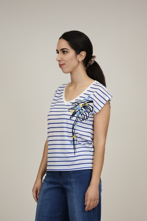 Camiseta Viscosa Eco| Camiseta Blanca| M47 Modas Benidorm