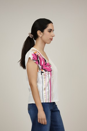 Camiseta Viscosa Eco| Camiseta Blanca| M47 Modas Benidorm