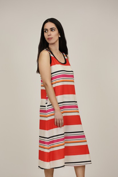 Vestido Basic | Vestido Rayas |M47 Modas Benidorm