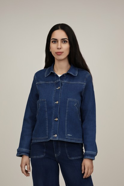 Denim Drop| Blazer de Mujer| Chaqueta Denim| M47 Modas Benidorm