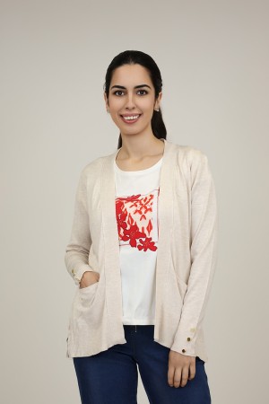 Medium Cardigan Monocolor| M47 Modas Benidorm