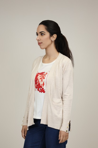 Medium Cardigan Monocolor| M47 Modas Benidorm