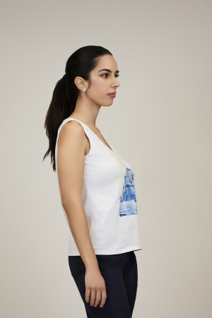 Camisetas de Mujer | Camiseta Lentejuelas M47 Modas Benidorm