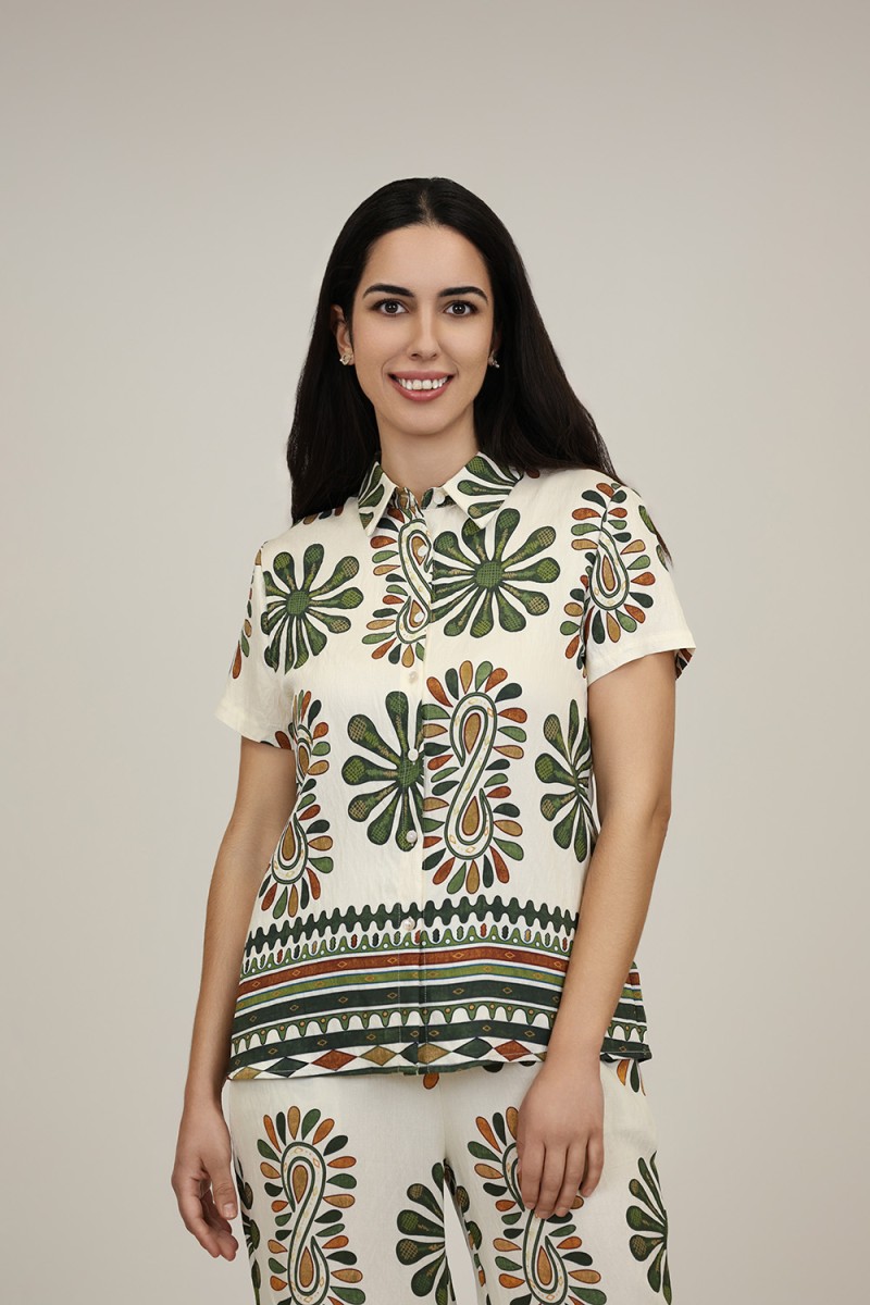 Flowing Printed Blouse| M47 Modas Benidorm
