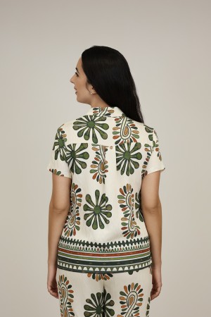 Flowing Printed Blouse| M47 Modas Benidorm