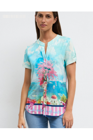 Flowing Printed Blouse| M47 Modas Benidorm