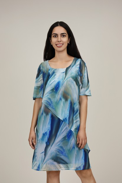 Midi Straight Floral  Print| M47 Modas Benidorm