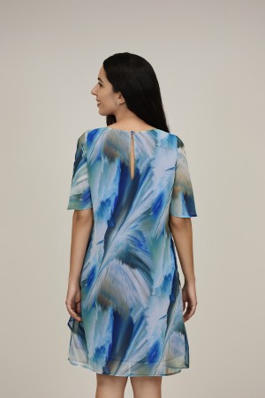 Midi Straight Floral  Print| M47 Modas Benidorm