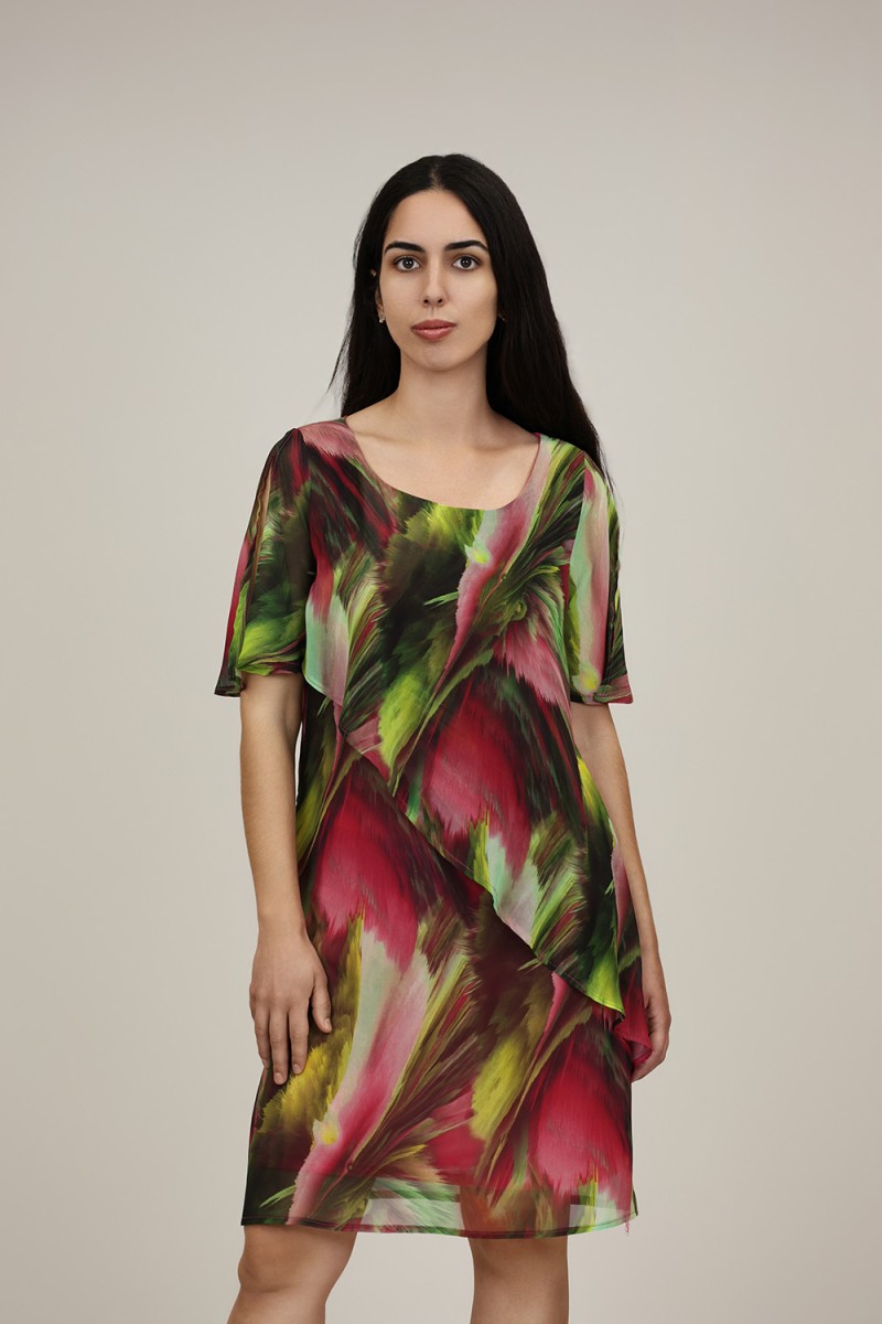 Vestido Midi  Invitada| Vestido Rojo| M47 Modas Benidorm