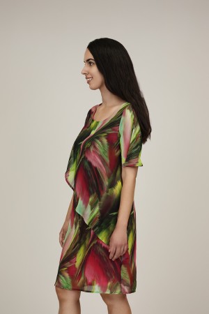 Vestido Midi  Invitada| Vestido Rojo| M47 Modas Benidorm