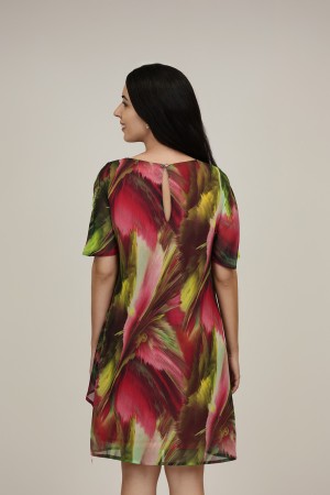 Vestido Midi  Invitada| Vestido Rojo| M47 Modas Benidorm