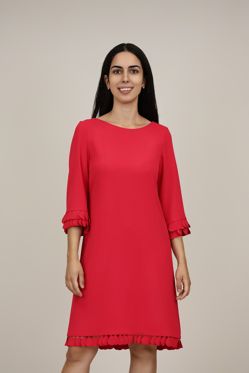 Midi  Dress Evase Sleeves| M47 Modas Benidorm