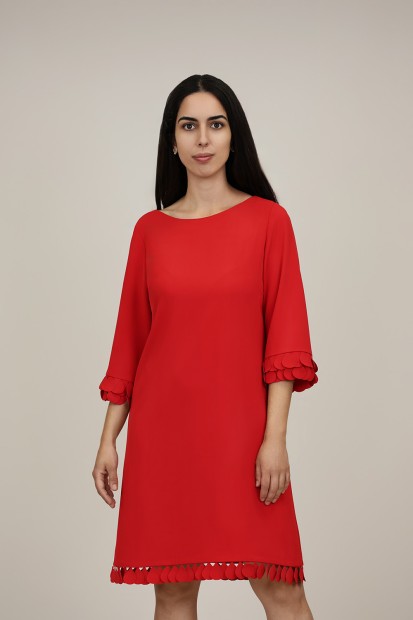 Midi  Dress Evase Sleeves| M47 Modas Benidorm