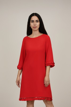Midi  Dress Evase Sleeves| M47 Modas Benidorm