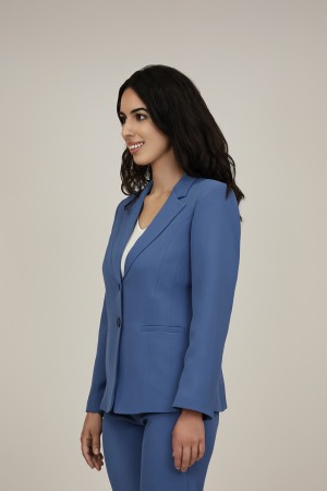 Straight-Cut Crepe Blazer| M47 Modas Benidorm