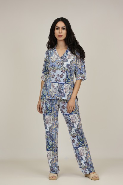 Pantalon de Punto| Pantalon Palazzo|  M47 modas Benidorm