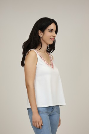 Camisetas de Mujer | Camiseta Lentejuelas M47 Modas Benidorm