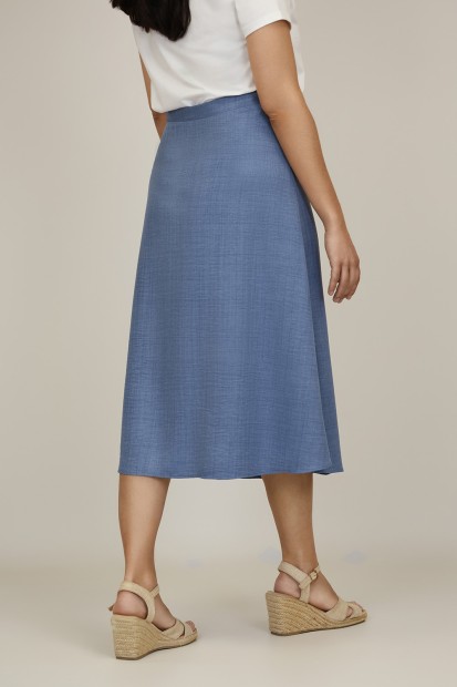 Falda Midi| Falda Estampada| M47 Modas Benidorm