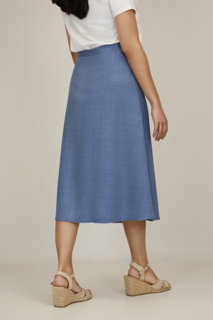 Falda Midi| Falda Estampada| M47 Modas Benidorm