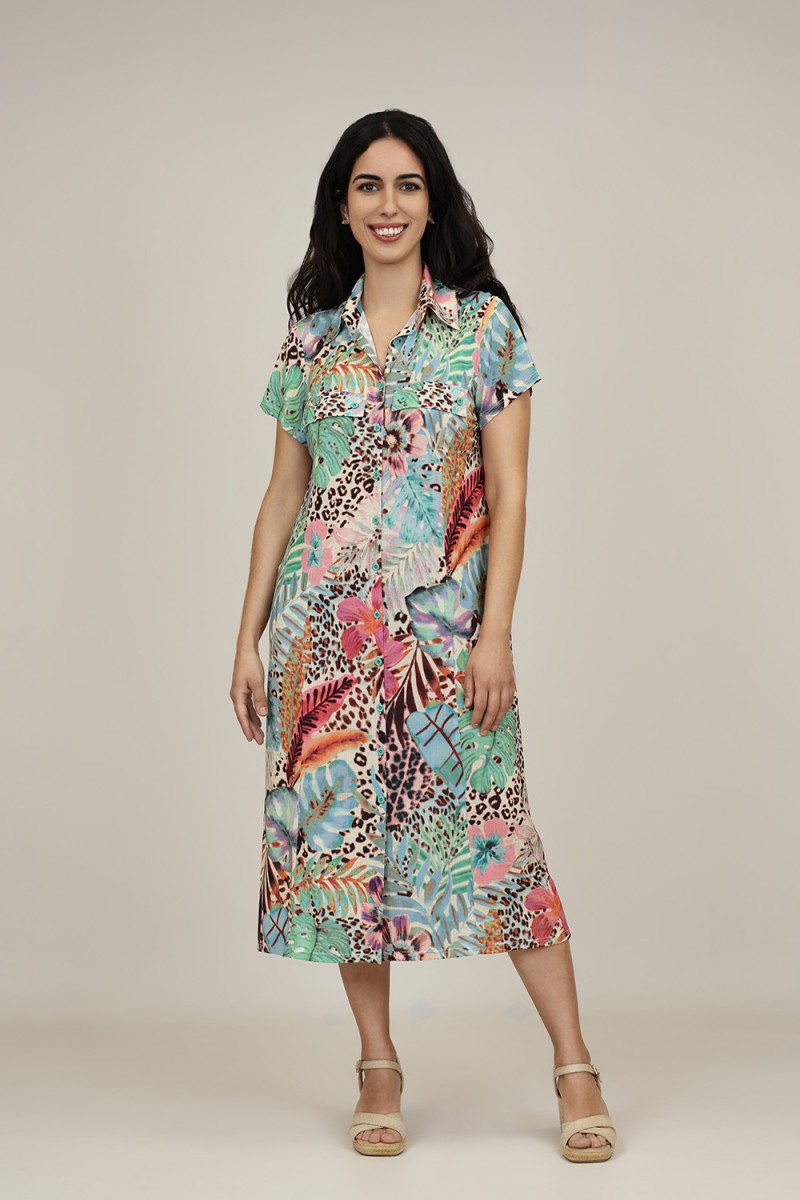 Boho Multicolored Dress| M47 Modas Benidorm