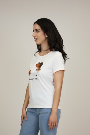 Camiseta Casual de Mujer| Camiseta Algodón ECO| M47 Modas Benidorm