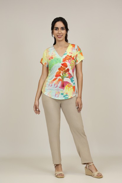 Blue Jeans Leatherette Details| M47 Modas Benidorm