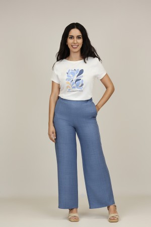 Blue Jeans Leatherette Details| M47 Modas Benidorm