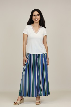 Pantalon de Punto| Pantalon Palazzo|  M47 modas Benidorm