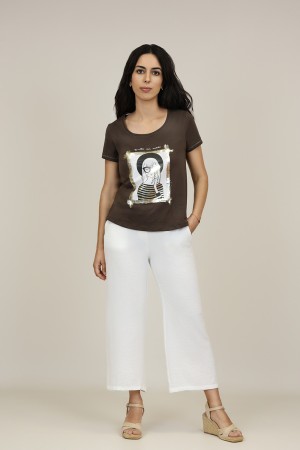 Rustic jean-style culotte| M47 Modas Benidorm