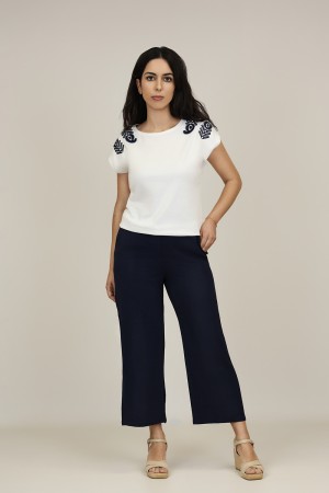 Rustic jean-style culotte| M47 Modas Benidorm