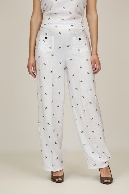 Pantalon Bordado| Nueva Coleccion| M47 Modas Benidorm