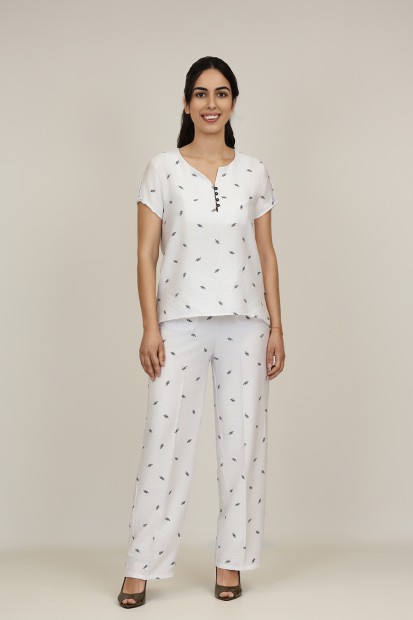Pantalon Bordado| Nueva Coleccion| M47 Modas Benidorm