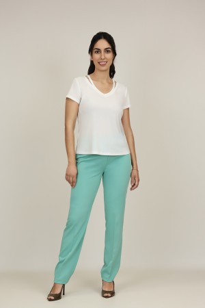 Blue Jeans Leatherette Details| M47 Modas Benidorm