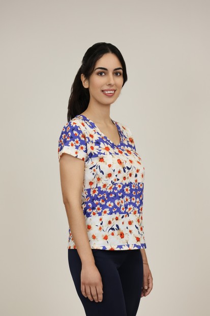 Camisetas de Punto de Mujer | Camiseta Estampada|  M47 modas Benidorm