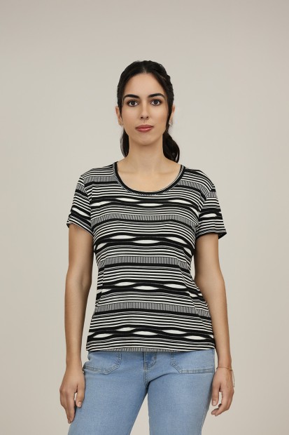 Camisetas y Tops de Mujer| Camiseta Basic| M47 Modas Benidorm
