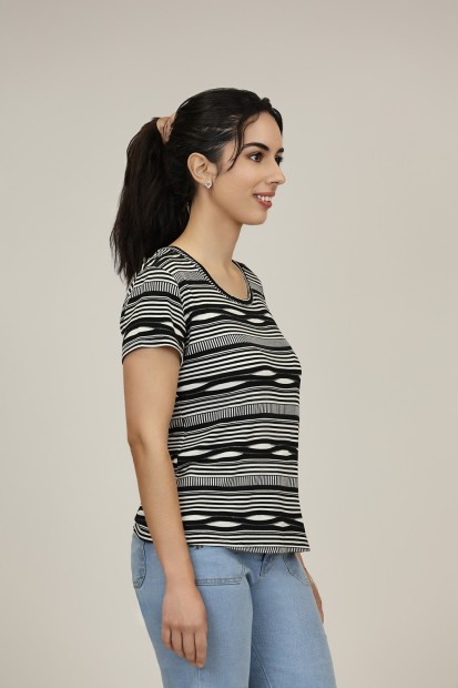 Camisetas y Tops de Mujer| Camiseta Basic| M47 Modas Benidorm