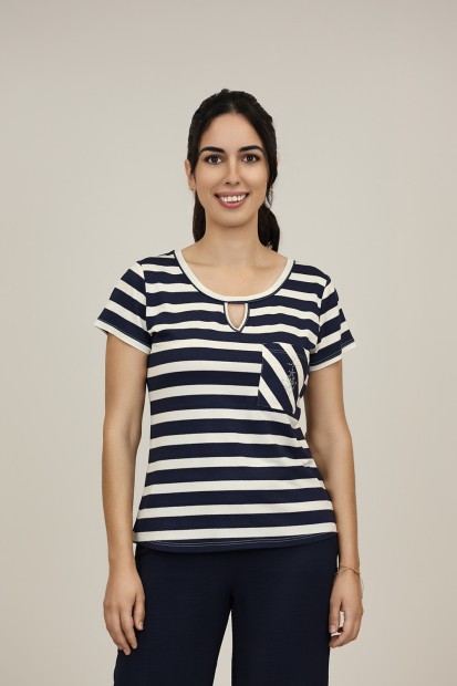 Camisetas de Mujer| Camiseta de Rayas| M47 Modas Benidorm