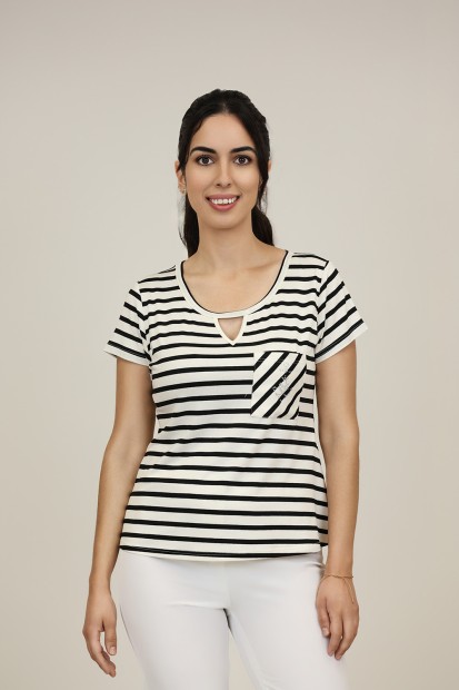Striped Sailor T-shirt| M47 Modas Benidorm