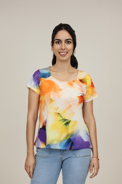 Positional Print Jeans Twinset| M47 Modas Benidorm