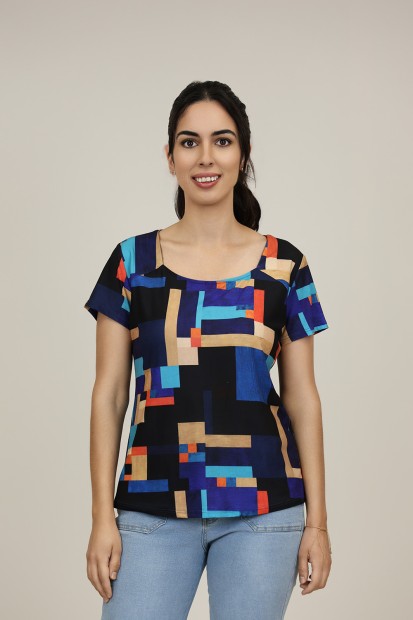 Positional Print Jeans Twinset| M47 Modas Benidorm