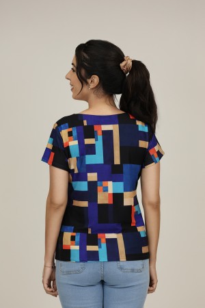 Positional Print Jeans Twinset| M47 Modas Benidorm